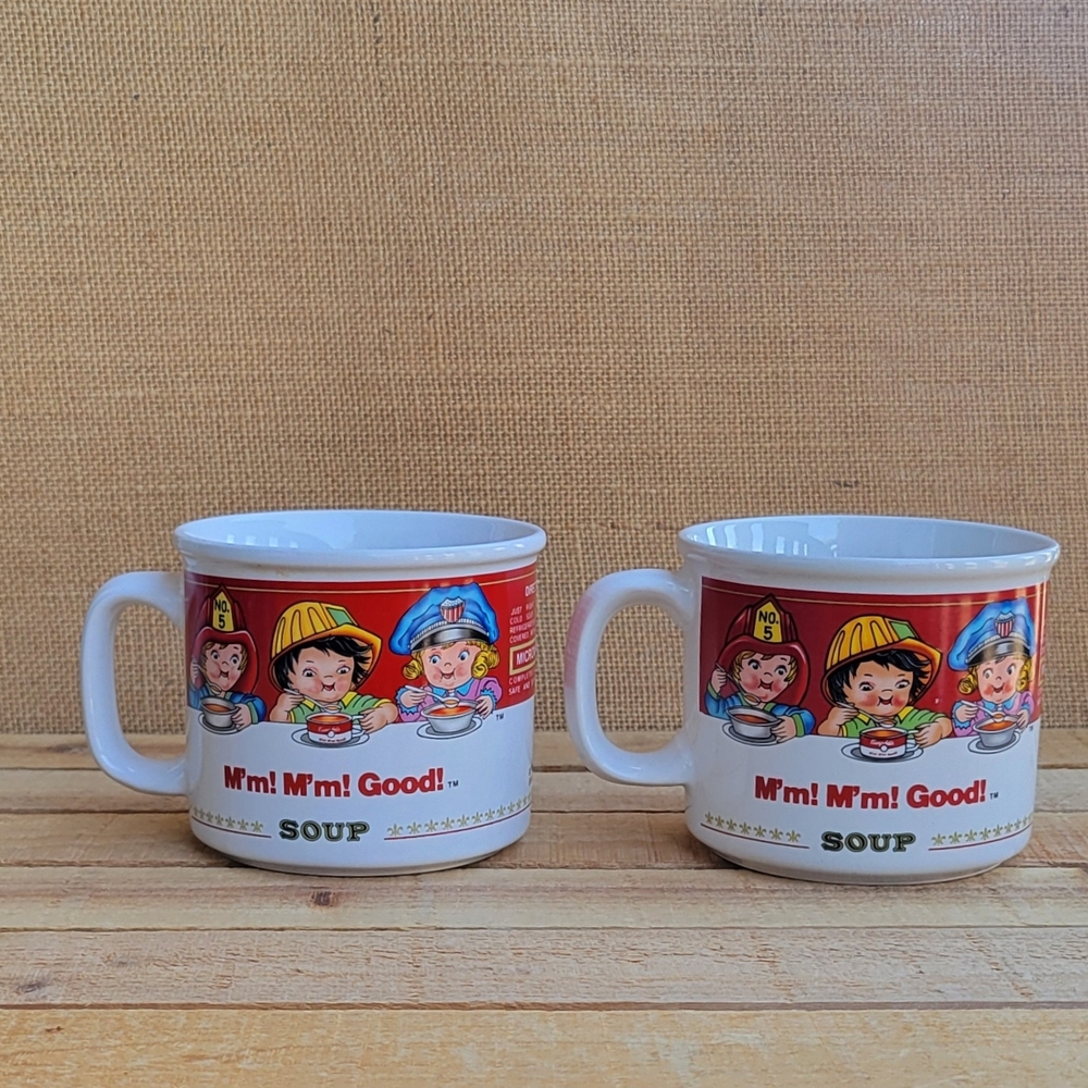 Set Of Two Vintage 1993 Campbell's Soup Mugs By Westwood